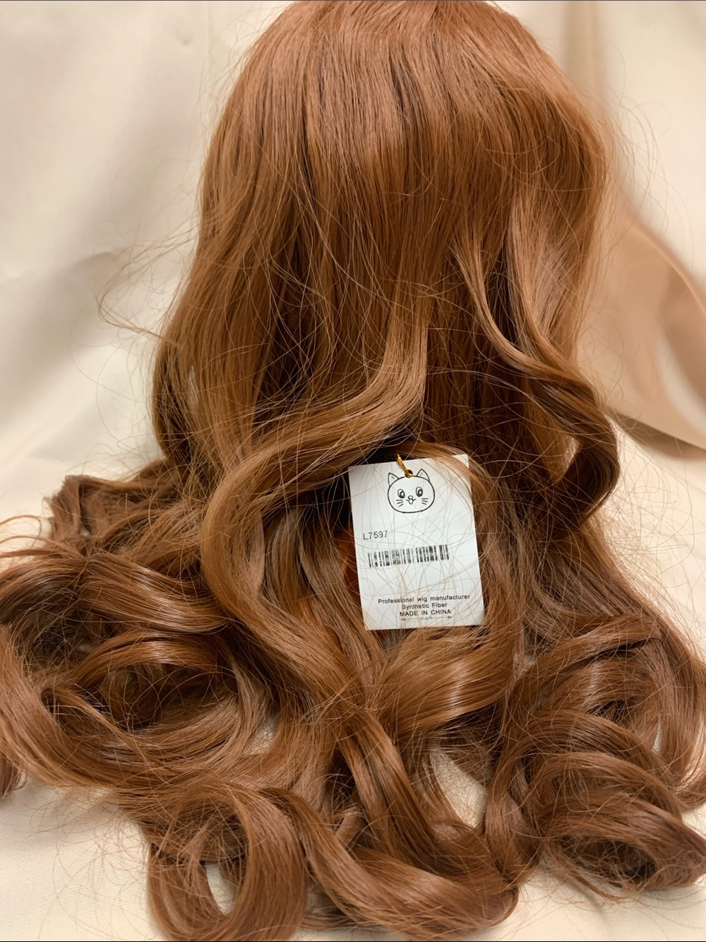 Women’s Long Wavy Synthetic Hairpiece - Natural Auburn